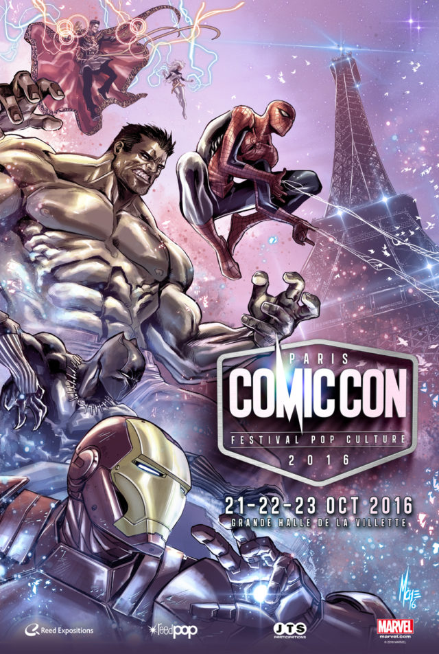 L'affiche officielle de l'édition 2016 du Paris Comic Con / Via CP