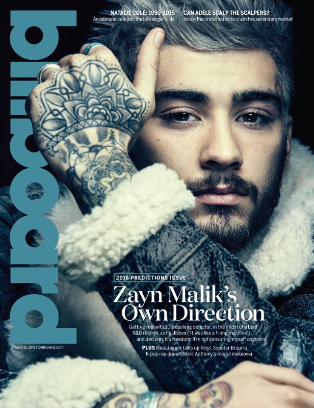 Zayn Malik fait la couverture du magazine Billboard / Via CP