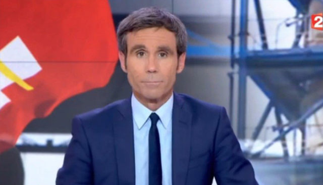 Le journaliste David Pujadas / Capture France 2