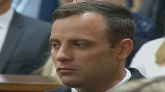 L'ancien Champion Paralympique Oscar Pistorius lors de son jugement / Capture Youtube Sky News